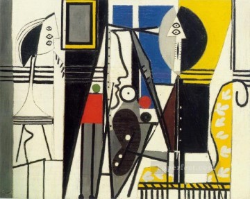 The Artist and His Model 1928 cubist Pablo Picasso Oil Paintings